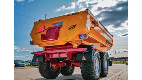 Metaltech statybinės puspriekabės – serija PBN