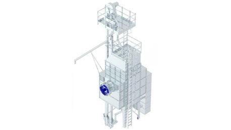 Porcijinio veikimo grūdų džiovyklos