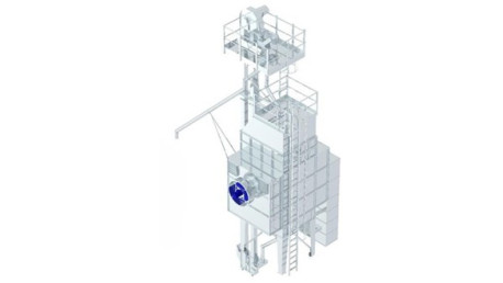 Porcijinio veikimo grūdų džiovyklos