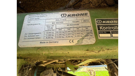 Krone Big X 600