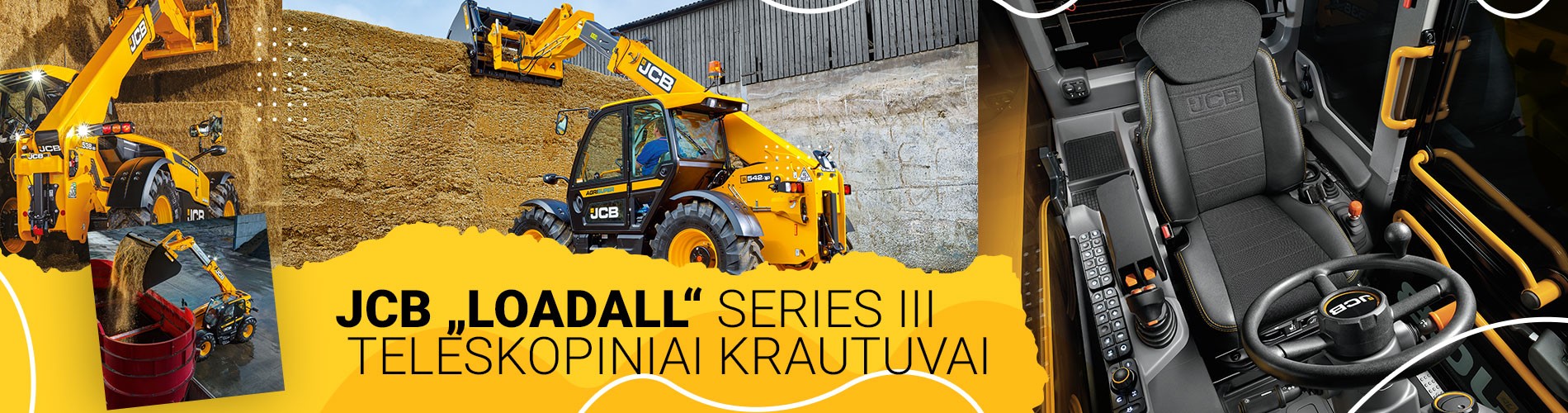 JCB „Loadall“ SERIES III teleskopiniai krautuvai